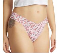 Hanky Panky 2P Printed Original Rise Thong Weiß Muster Nylon One Size Damen