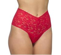 Hanky Panky 2P Signature Lace Retro Thong Rot Nylon One Size Damen