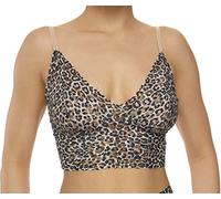 Hanky Panky Bralette Linie Longline aus Spitze Signature Lace elastisch, ohne Bügel., Leopard, L