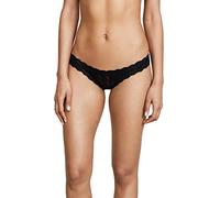 hanky panky Brazilian Bikini - Unterwäschen Damen Baumwolle, Lingerie Bikini Damen, Brazilian Slips aus Stretch-Spitze Signature Lace, Color Schwarz - Size L