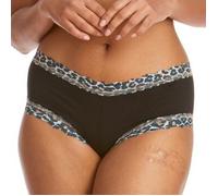 Hanky Panky Classic Cotton Boyshort Schwarz gemustert Baumwolle X-Small Damen