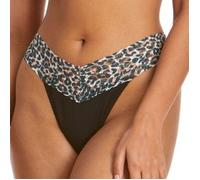 Hanky Panky Cotton Original Rise Thong Schwarz gemustert Baumwolle One Size Damen
