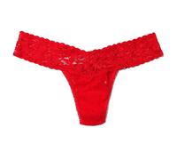 hanky panky Original Rise Thong - Tanga, Unterwäschen Damen Baumwolle Normalschnitt, Lingerie Slip Damen aus Stretch-Spitze, Unterhosen Signature Lace