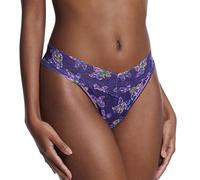 hanky panky Signature Lace Printed Original Rise Thong (PR4811P),Fleurs Por Moi