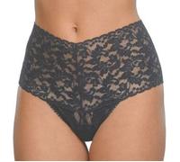 Hanky Panky 2P Signature Lace Retro Thong Grau Nylon One Size Damen