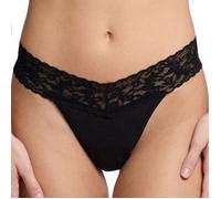 Hanky Panky Supima Cotton Original Rise Thong Schwarz One Size Damen