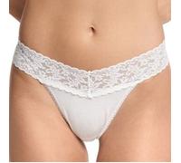 Hanky Panky Supima Cotton Original Rise Thong Weiß One Size Damen