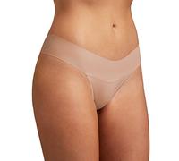hanky panky Tanga EVE - Thong Unterwäschen Damen Baumwolle Normalschnitt, Lingerie Slip Damen aus Stretch-Spitze Signature Lace, Color Taupe - Size M