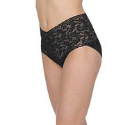 Hanky Panky Women's Plus Size Signature Lace Retro V-Kini Black Briefs 2X (20W-22W)