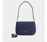 HANNA Flap Bag S blau Damen - Leder
