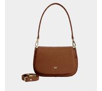 HANNA Flap Bag S braun Damen - Leder