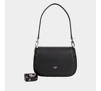 HANNA Flap Bag S schwarz Damen - Leder