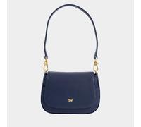 HANNA Flap Bag XS blau Damen - Leder