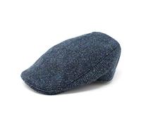 Hanna Hats Donegal Touring Cap Tweed Mütze (Blaues Salz und Pfeffer, M)