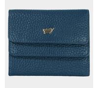 HANNA RFID Geldbörse 5 Kartenfächer blau Damen - Leder