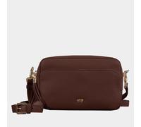 HANNA Umhängetasche Box braun Damen - Leder