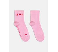 Langsocken LIEBLINGSSTÜCK "Lovely Socks "HannahL " aus Baumwollmix", Damen, Gr. 39-42, 315, rose, Baumwolle, Elasthan, Polyamid, normal, Socken, mit Baumwoll-Anteil (66098935-39) 315, rose