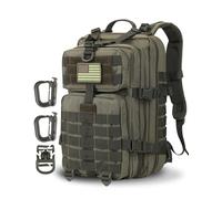 Hannibal Tactical 28L Militär Taktischer Rucksack US Cooper Rucksack Armee Assault Pack 3 Tage Bug Out Go Bag Trekking Wanderrucksack Olive