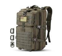 Hannibal Tactical 40L Militärischer Taktischer Rucksack US Cooper Rucksack Armee Assault Pack 3 Tage Bug Out Go Bag Trekking Wanderrucksack Olive