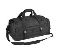 Hannibal Tactical Große Reisetasche, taktischer Rucksack, MOLLE-Pack für Sport/Fitnessstudio/Outdoor, Schwarz, 50L
