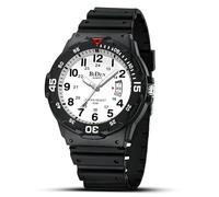HANPOSH Herren Uhr Uhren Herren Männer Analog Quarzuhr 30M wasserdichte Armbanduhren mit Datum Casual Designer Uhr für Männer Silikon Armband