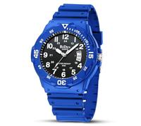 HANPOSH Herren Uhr Uhren Herren Männer Analog Quarzuhr 30M wasserdichte Armbanduhren mit Datum Casual Designer Uhr für Männer Silikon Armband