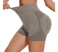 Hanraz Bauchweg Unterhose Damen, Radlerhose Damen Kurz Für Kleid Sommer Bauchweg Gym Trainingshose Radlerhosen Sport Fitness Laufhose Sportshorts Nahtlos Yoga Curvy Jogginghose Laufshorts