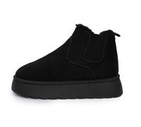 Hanraz Boots Damen Gefüttert Winterschuhe - Winter Outdoor Elegant Weitschaftstiefel Winterboots Wärme Und Komfort Bequem Hausschuhe Mini-Stiefel Gr.36-43