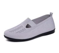 Hanraz Damen Schuhe Sommer, Marlene Schuhe Damen Slip In Sneakers - Lässig Laufschuhe Runde Zehe Turnschuhe Sommer Weite H Sportschuhe Bequem Sommerschuhe Mesh Walkingschuhe Strand Orthopädisch