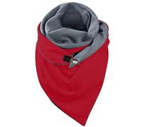 Hanraz dreieckschal damen winter, Dreieckstuch Damen Weihnachten Mit Motiv Bedruckte Halstücher Lässiger Weich Halstuch Vintage Winter Schal Mit Knopf Herbstschal Damenschal