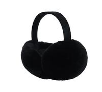 Hanraz ohrenschützer damen, Ohrenwärmer Damen Herren Unisex Winter - Plüsch Schwarz Outdoor Ski Ohrwärmer Herbst Bequeme Earmuffs Ear Muffs Fahrradhelm Kuschelig Ear Warmer Ohrenschützer