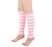 Hanraz stulpen damen kurz, Stulpen Damen Y2k Winter Longlegs Legwarmers Warm Bunt Stulpensocken Beinwärmer Leg Warmers Bequem Weich Wadenwärmer Beinstulpen