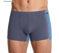 Hanro 2-er Set Pants Hellblau & Dunkelblau mit verstecktem Bund