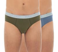 Hanro 2-er Set Slips Blau & Khaki