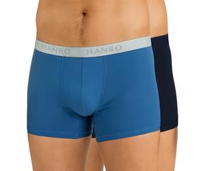 Hanro 2-er Set Trunks Blau & Schwarz