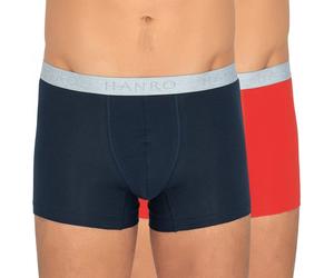 Hanro 2-er Set Trunks Rot & Blau