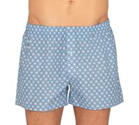 Hanro Boxershorts Blau gemustert