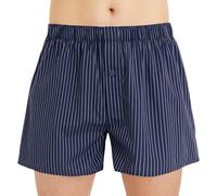 Hanro Boxershorts Blau gestreift
