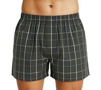 Hanro Boxershorts Dunkelgrün kariert