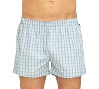 Hanro Boxershorts Hellblau kariert