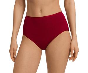 HANRO Damen Cotton Seamless Full Brief Slip, Rote Dahlia, M (4er Pack)
