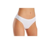 HANRO Damen Cotton Sensation Mini Brazilian Slip, Weiß (White 0101), 48 (Herstellergröße: L)