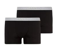 Hanro Herren Cotton Essentials Retroshorts (2er Pack), Schwarz (black 0019), 52 (Herstellergröße: L)
