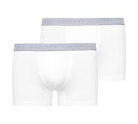 Hanro Herren Cotton Essentials Retroshorts (2er Pack), Weiß (white 0101), 52 (Herstellergröße: L)