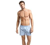 Hanro Herren Boxershorts - Fancy Woven blau Gr. XXL