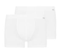 HANRO Herren Hipster Cotton Essentials Pants 073079, 2er Pack, Einfarbig, Gr. Small, Weiß (White 0101)