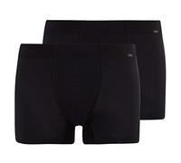 HANRO Herren Hipster Cotton Essentials Pants 073079, 2er Pack, Einfarbig, Gr. X-Large, Schwarz (Black 0019)