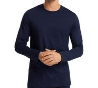 Hanro Herren Night & Day Schlafanzug Pyjama Oberteil Baumwolle | Baumwoll-Single-Jersey für hohen Komfort Zeitloser Rundhals-Ausschnitt für stilvolle Looks