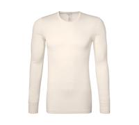 HANRO Longsleeve Herren Baumwolle weiß, 5 (M)