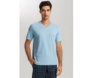 Hanro Pyjama-Oberteil in Hellblau - Größe L | Herren Waesche